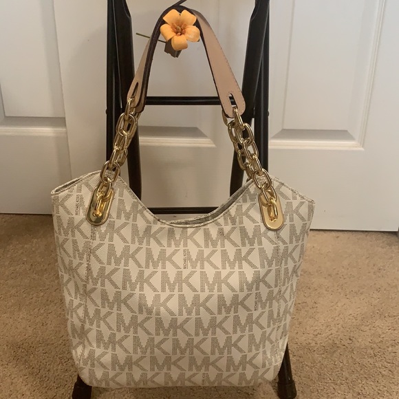 Michael Kors Handbag (35T1GLLT2B) Vanilla - Picture 2 of 4
